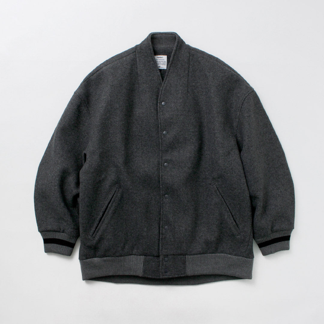 KELEN / Collarless Egg Jacket