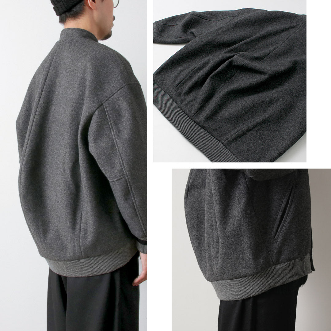 KELEN / Collarless Egg Jacket