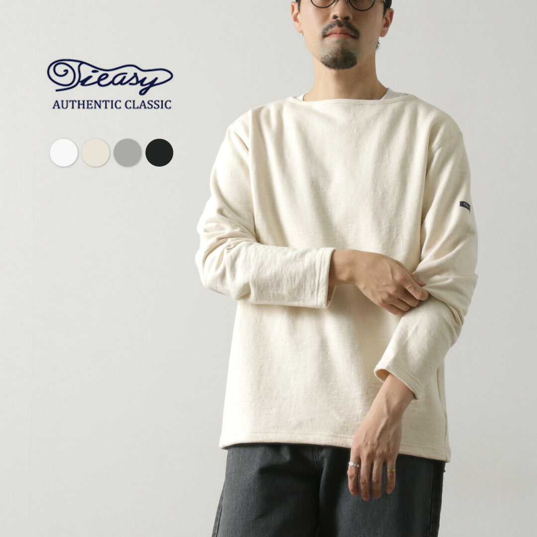 TIEASY / HDCS Sweatshirt Boat Neck Basque Shirt