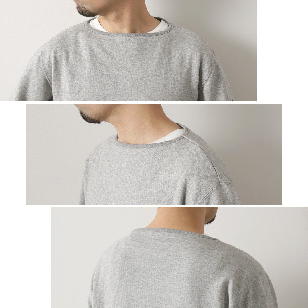 TIEASY / HDCS Sweatshirt Boat Neck Basque Shirt