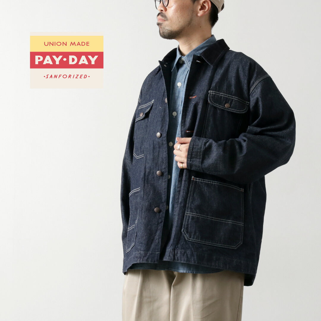 PAYDAY / 50's model corduroy collar coverall