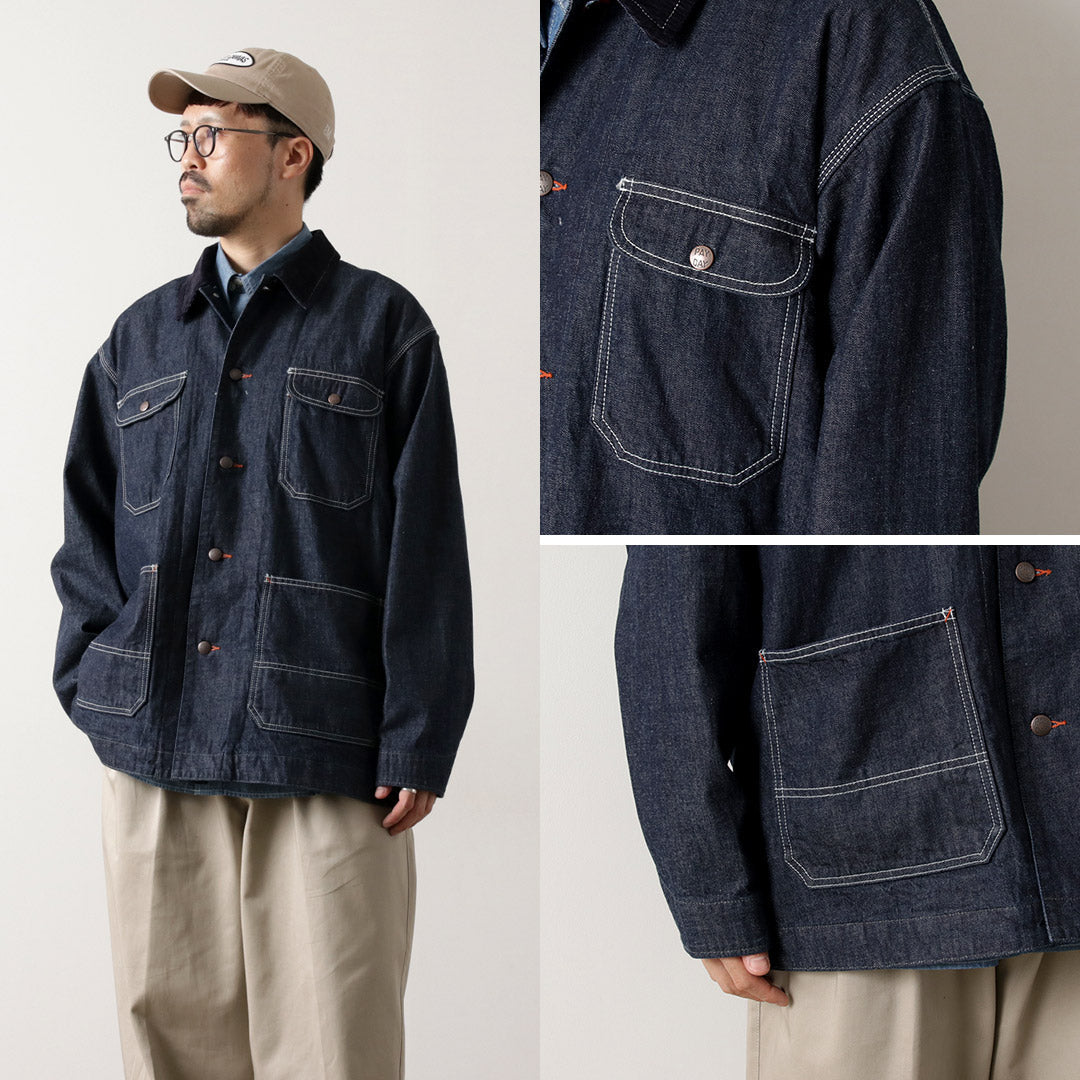 PAYDAY / 50's model corduroy collar coverall