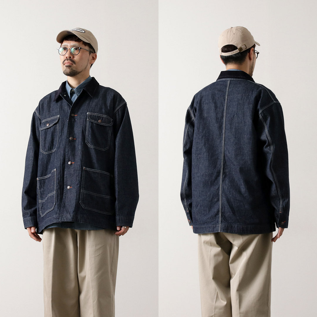 PAYDAY / 50's model corduroy collar coverall