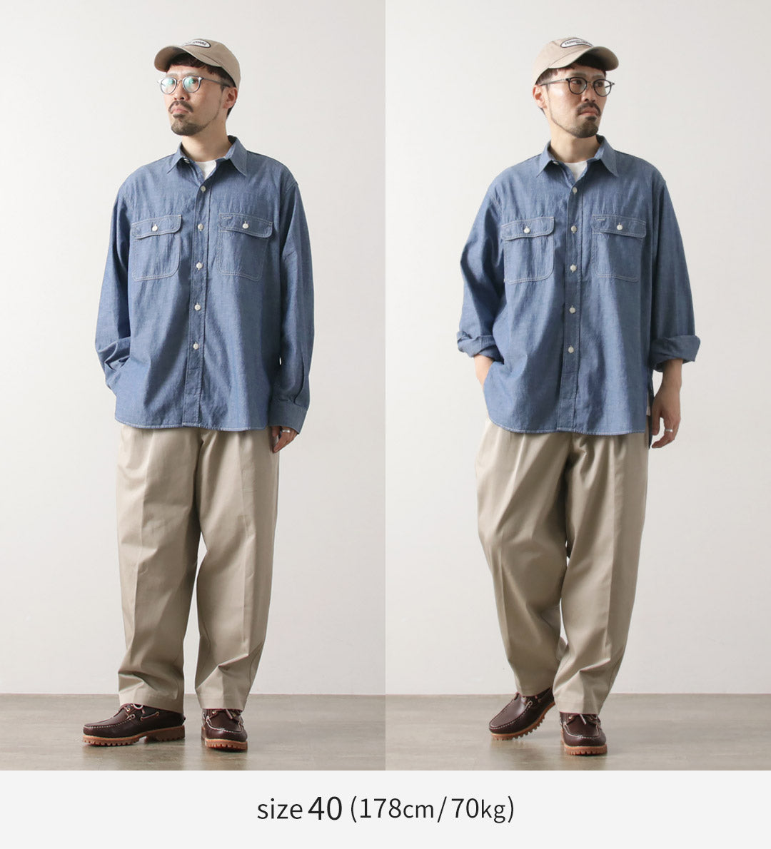 PAYDAY / 40s model Chin Strap Work Shirt