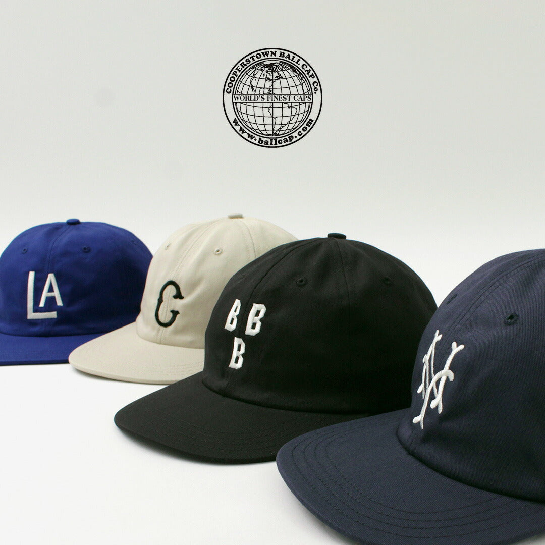 Cooperstown Ball Cap /棉花硬遮陽帽帽