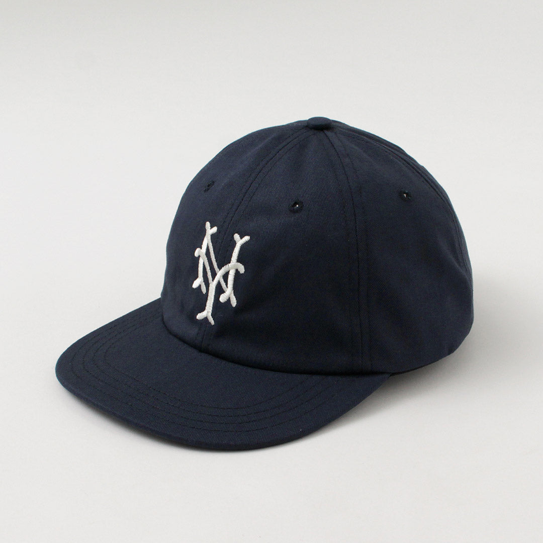 Tapa de pelota Cooperstown / algodón Hard Visor Cap