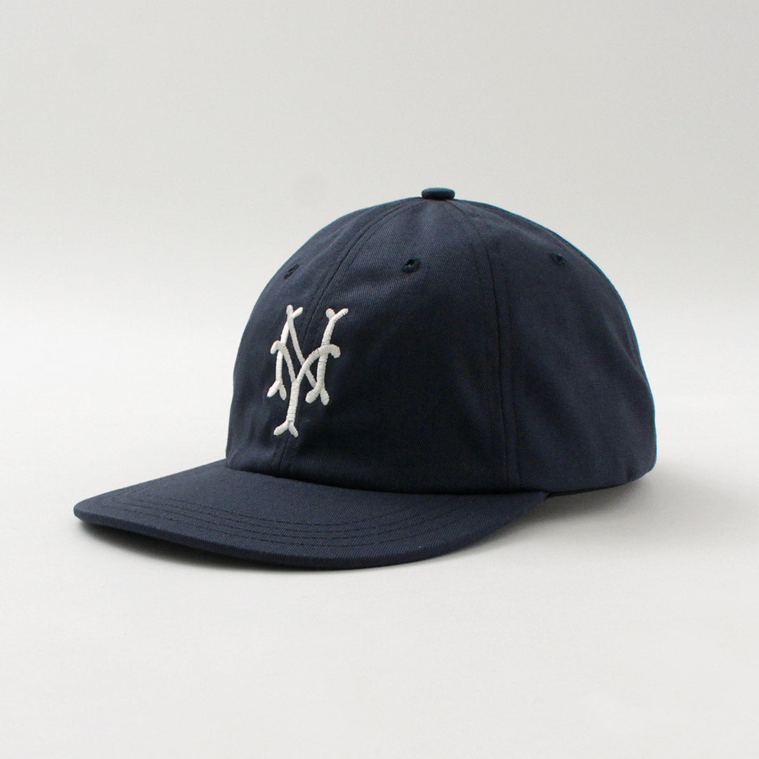 Tapa de pelota Cooperstown / algodón Hard Visor Cap