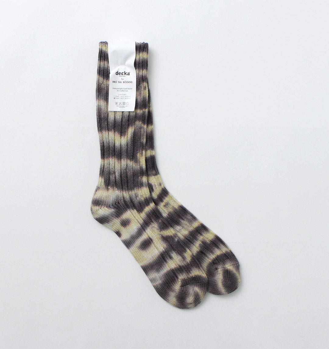 DECKA QUALITY SOCKS / Heavyweight tie-dye socks