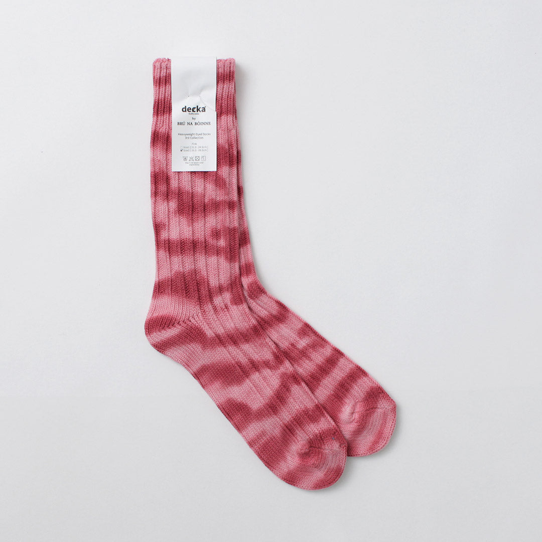 DECKA QUALITY SOCKS / Heavyweight tie-dye socks