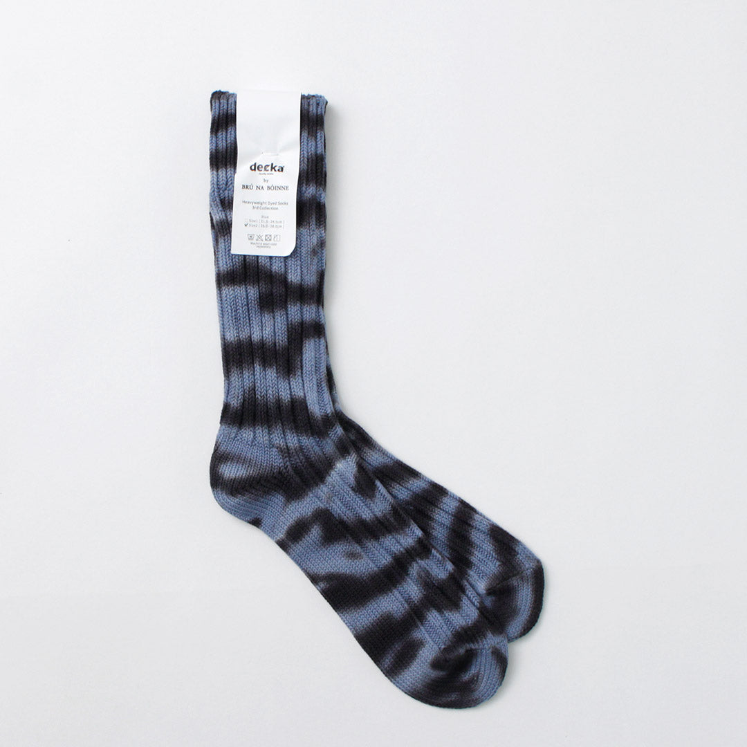 DECKA QUALITY SOCKS / Heavyweight tie-dye socks