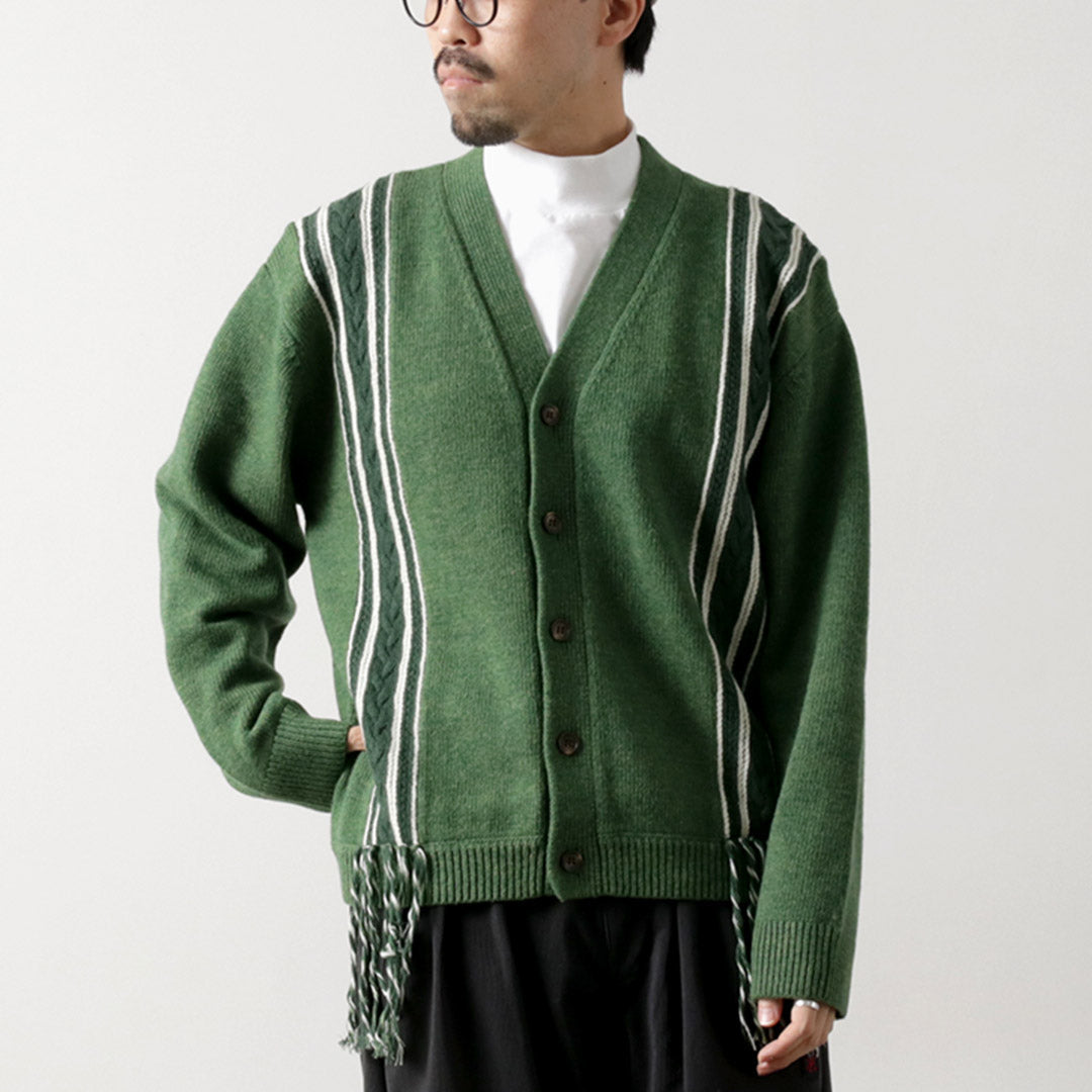 SON OF THE CHEESE / Fringe Knit Cardigan