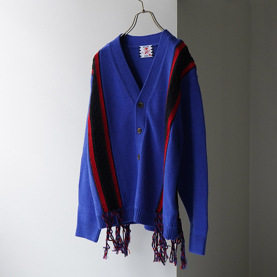 SON OF THE CHEESE / Fringe Knit Cardigan