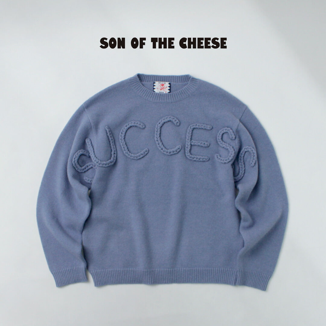 SON OF THE CHEESE / Success Crew Neck Sweater