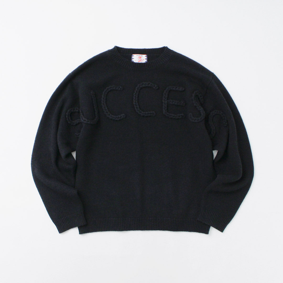 SON OF THE CHEESE / Success Crew Neck Sweater