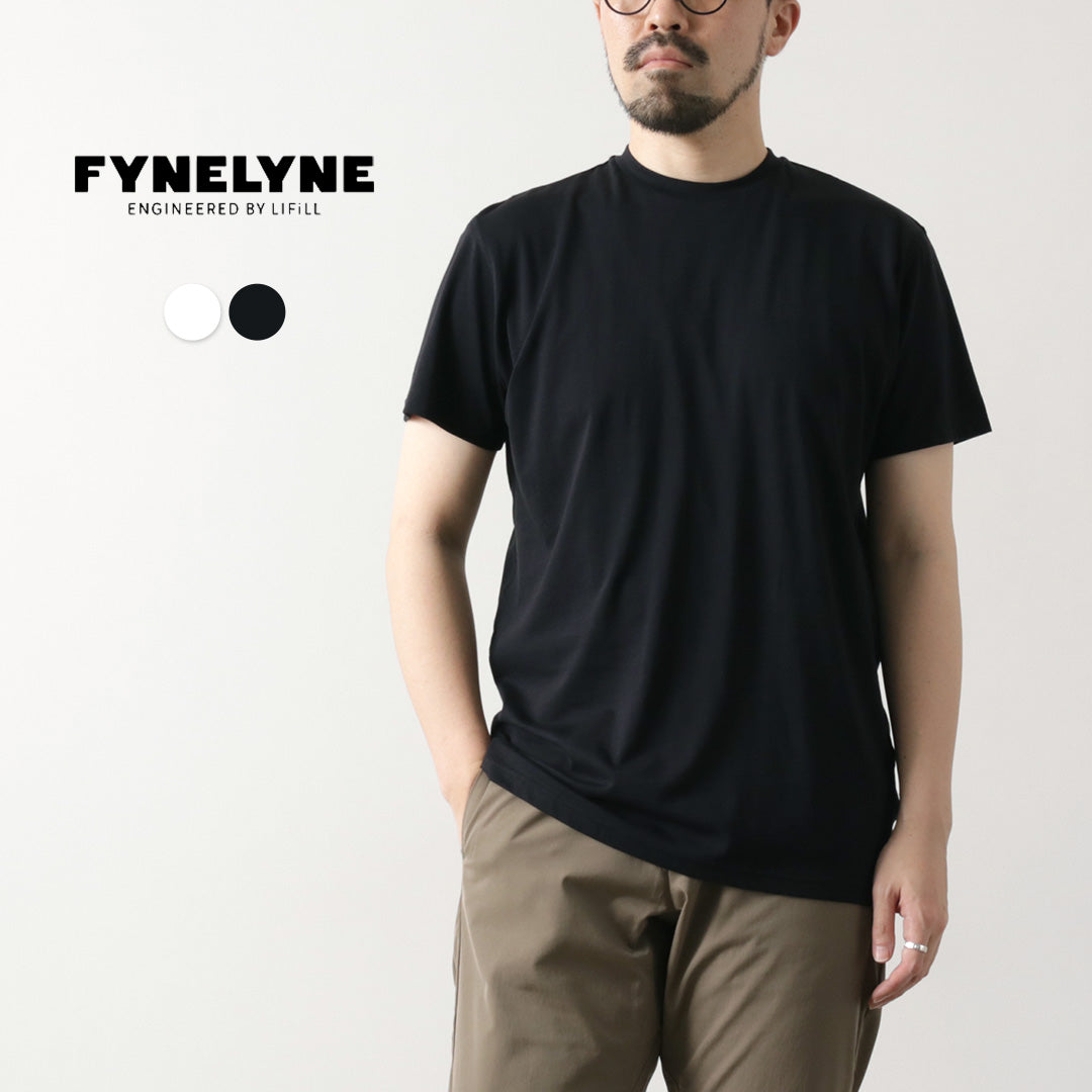 Fynelyne由Lifill / Cottony Short Sleeve Crew Neck T恤设计