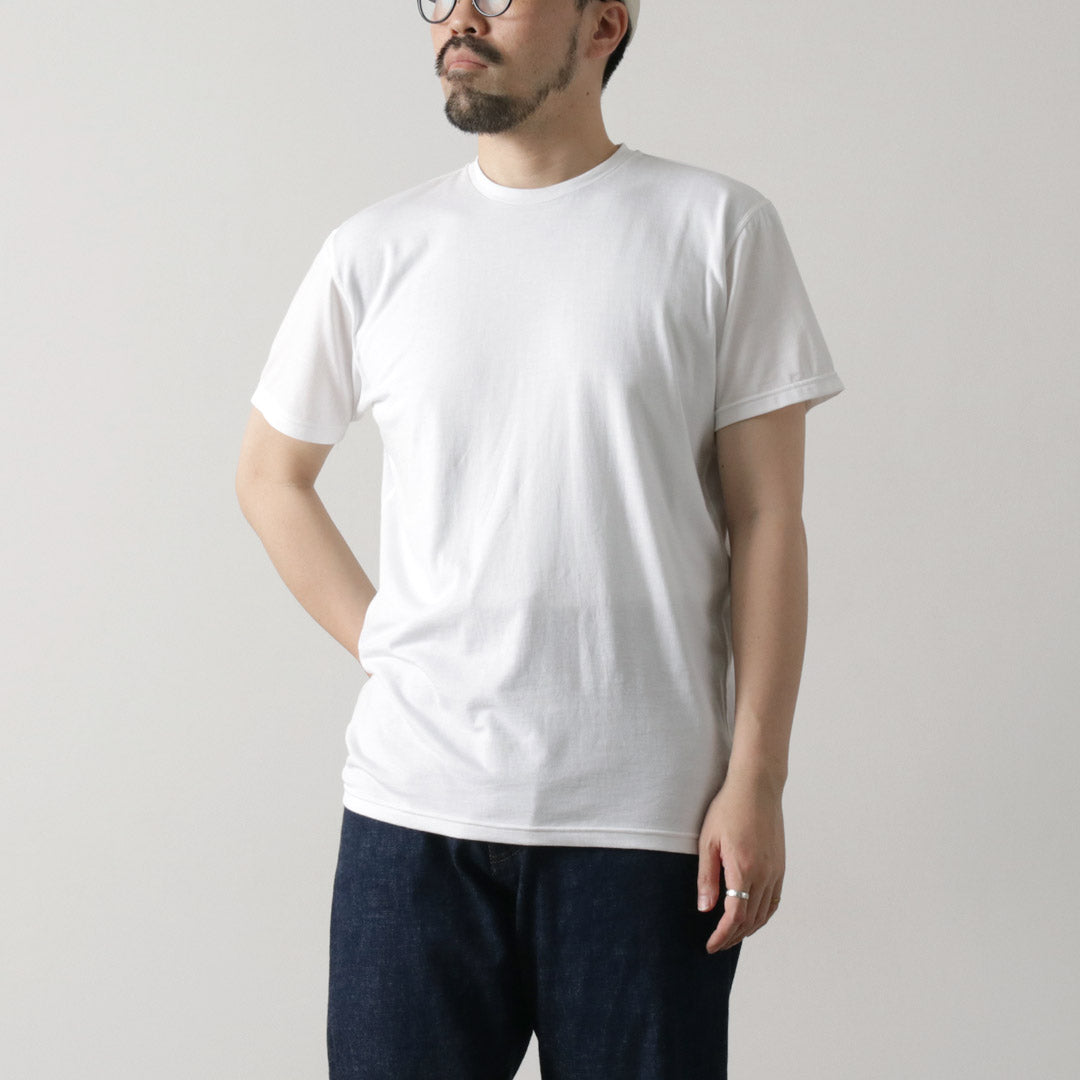 Fynelyne Engineered in Lifill / Cottony Short Sleeve Crew 목 티셔츠