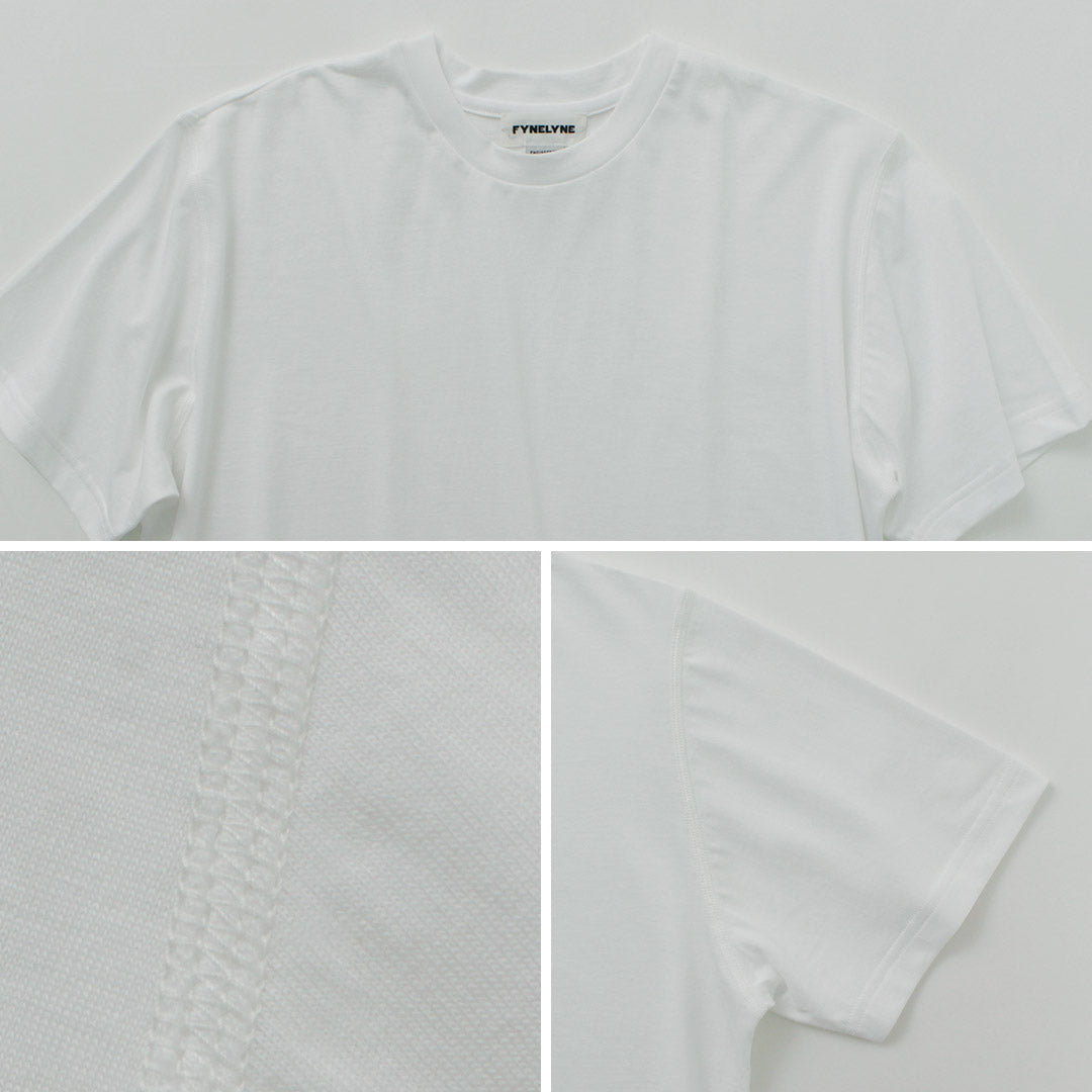 Fynelyne由Lifill / Cottony Short Sleeve Crew Neck T恤设计