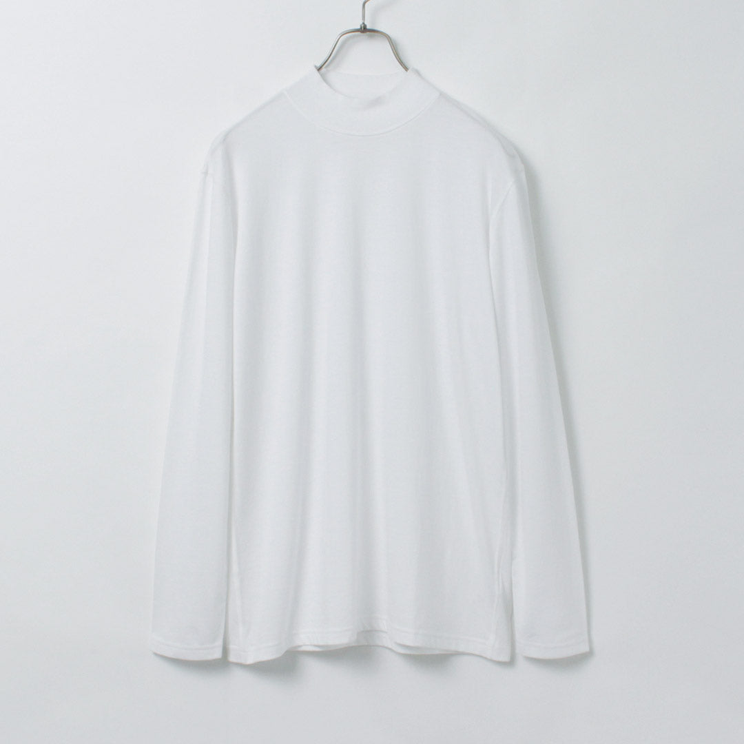 FYNELYNE ENGINEERED BY LIFILL / Cotton Long Sleeve Mock Neck T-Shirt