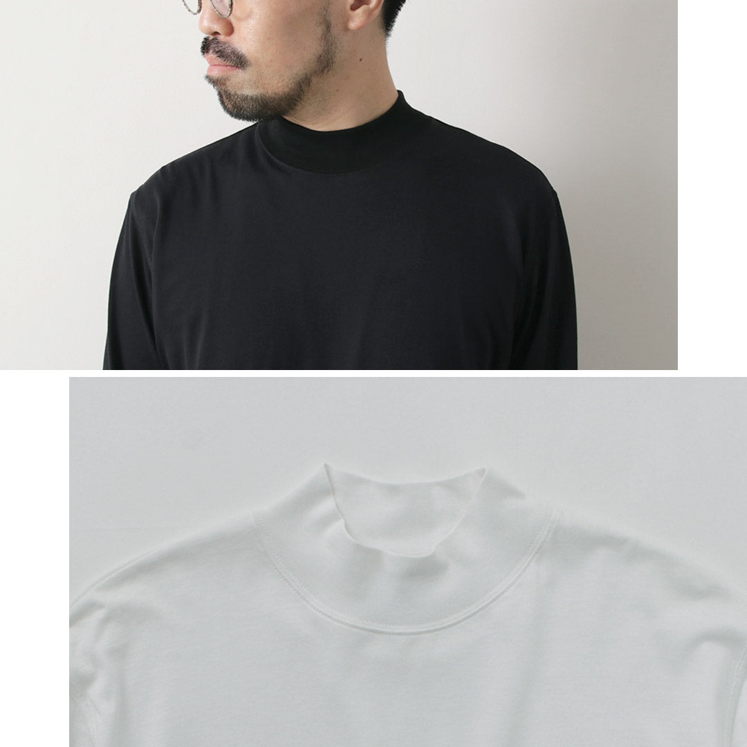 FYNELYNE ENGINEERED BY LIFILL / Cotton Long Sleeve Mock Neck T-Shirt