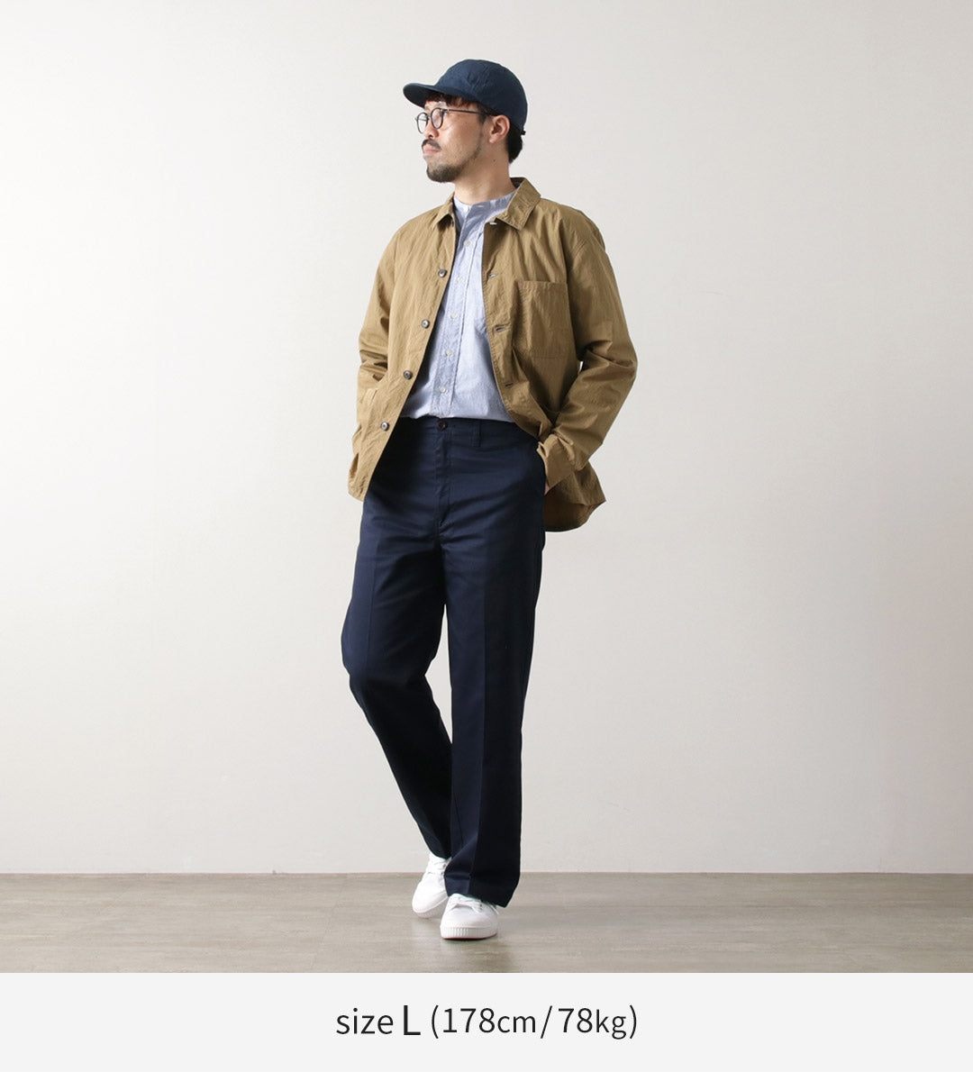 JAPAN BLUE JEANS / Semi-Wide Straight Chinos