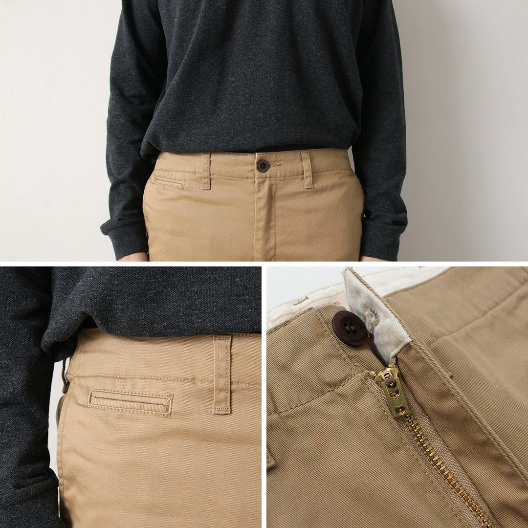 JAPAN BLUE JEANS / Semi-Wide Straight Chinos