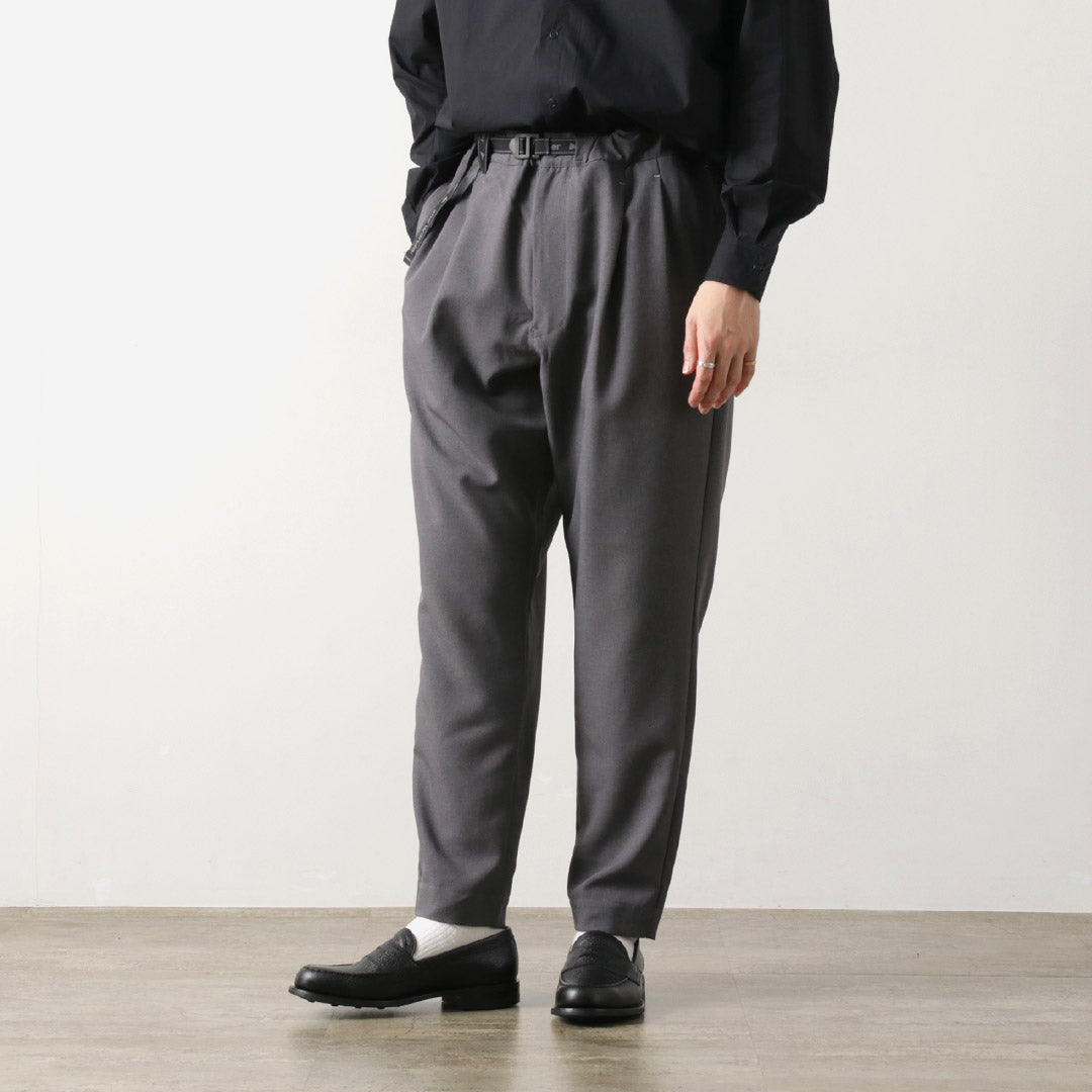 AND WANDER / PE Melange Twill Pants