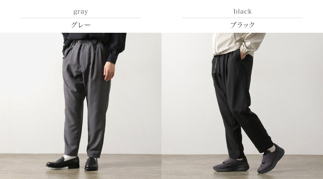 AND WANDER / PE Melange Twill Pants