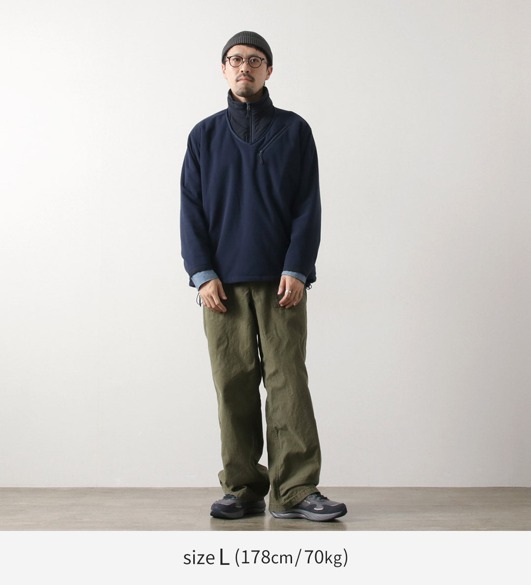 JUGEM / Nylon Fleece Combination Anorak