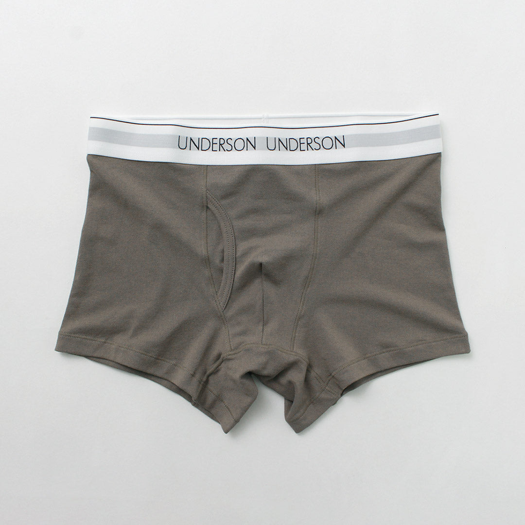 UNDERSON UNDERSON / Regular Front Opening Short Boxers