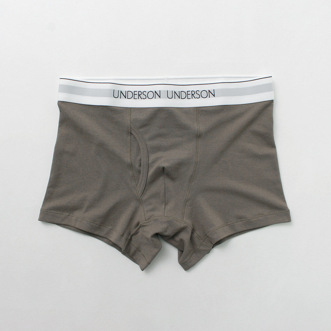 UNDERSON UNDERSON / Regular Front Opening Short Boxers