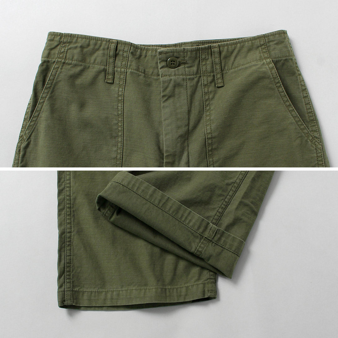 JAPAN BLUE JEANS / 와이드 베이커 팬츠 유황 염색 백 새틴
