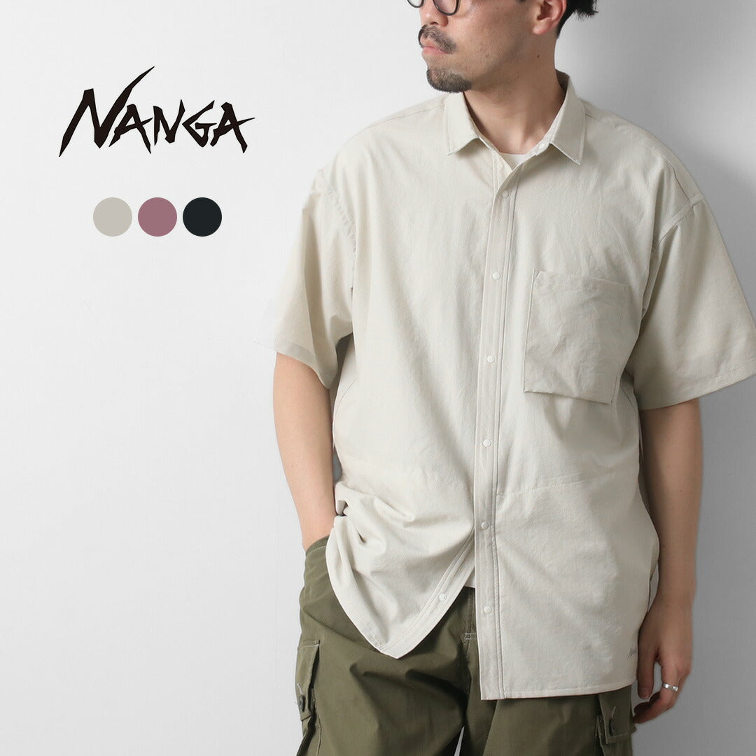 NANGA / Dot Air Comfy Short Sleeve Shirt