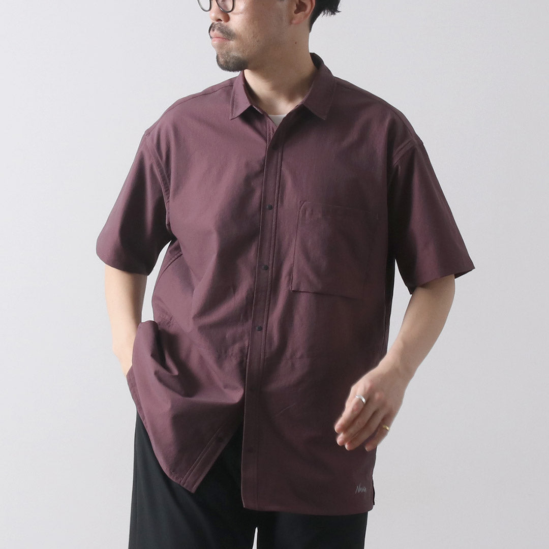 NANGA / Dot Air Comfy Short Sleeve Shirt
