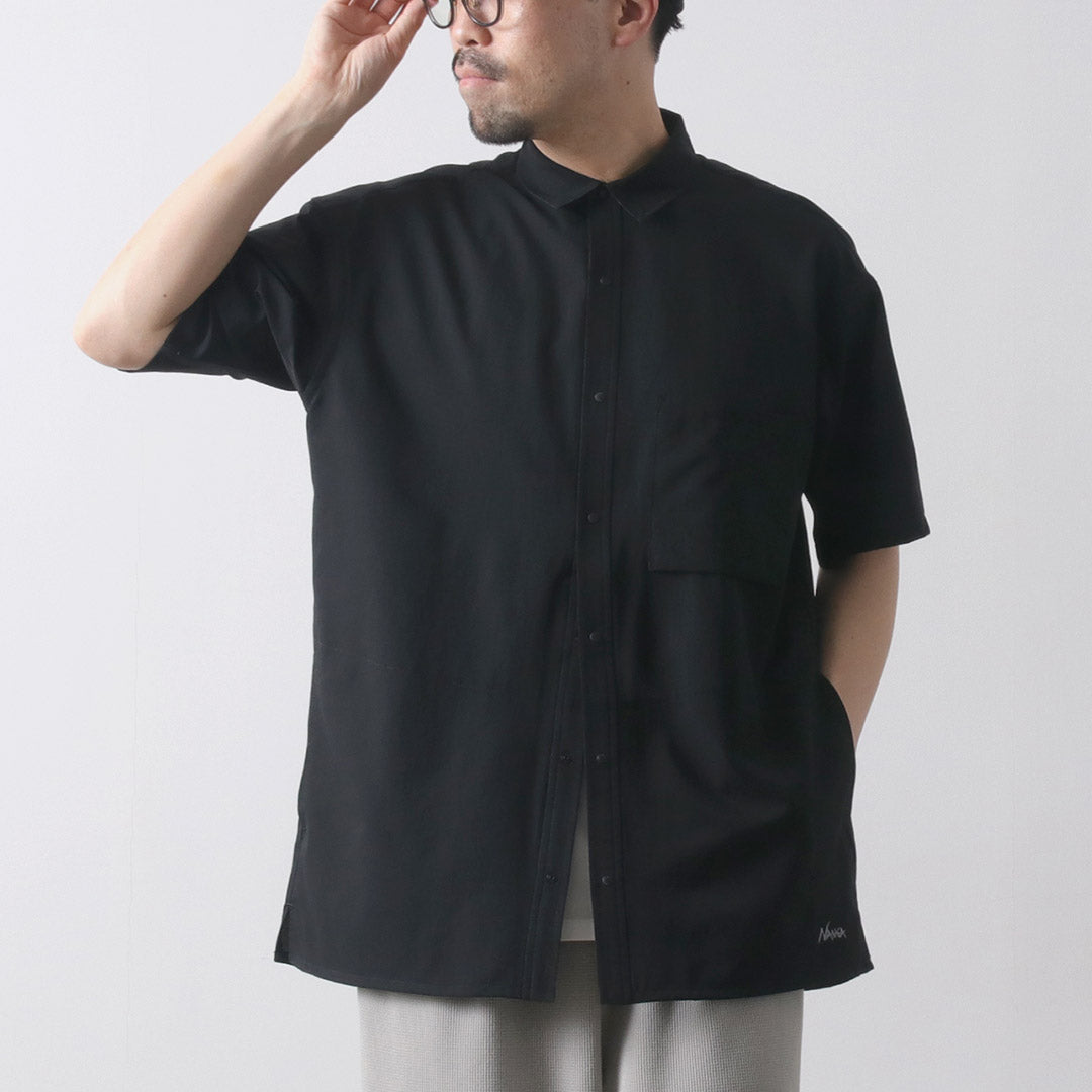 NANGA / Dot Air Comfy Short Sleeve Shirt