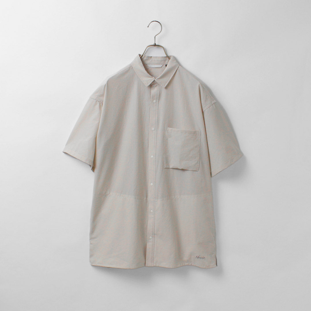 NANGA / Dot Air Comfy Short Sleeve Shirt
