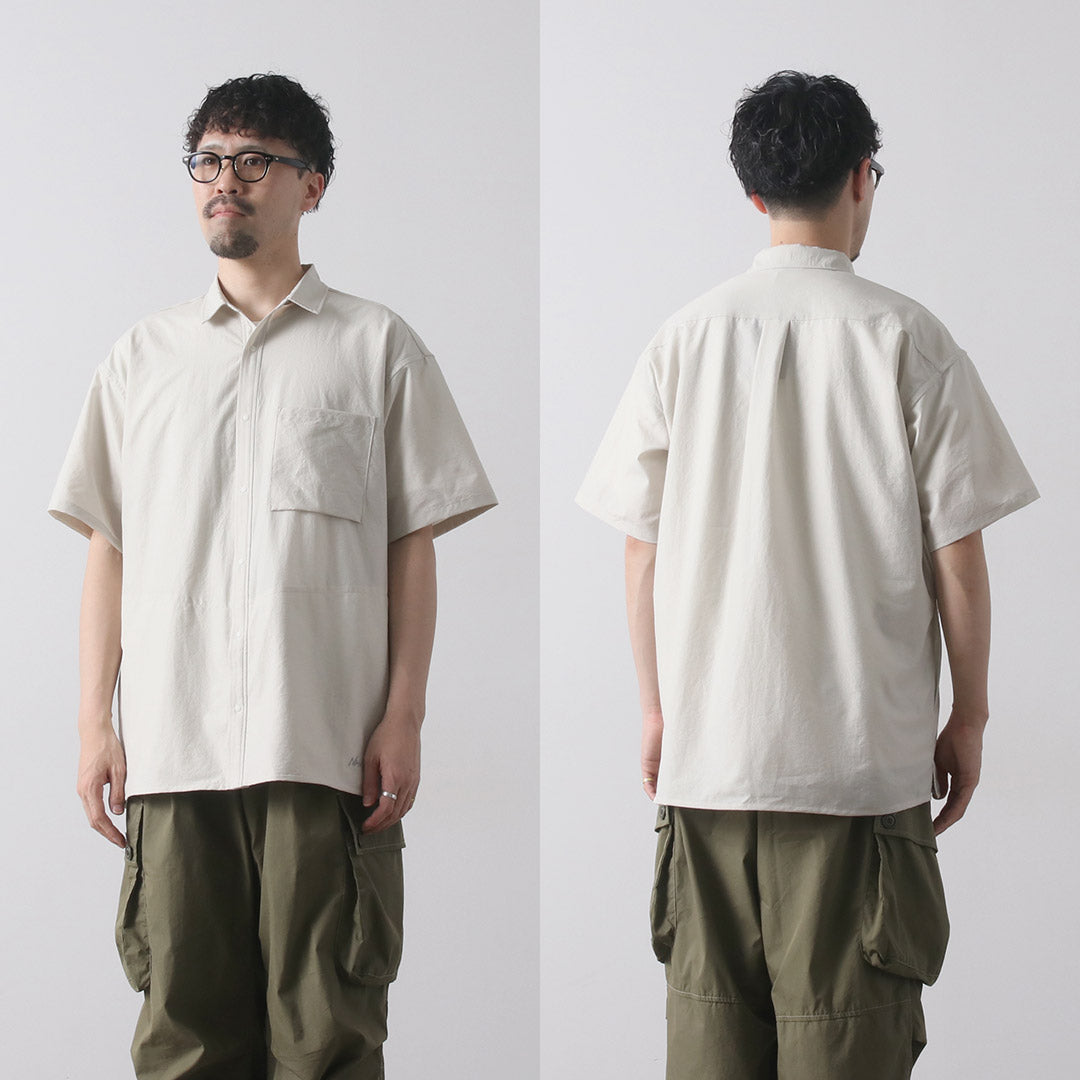 NANGA / Dot Air Comfy Short Sleeve Shirt