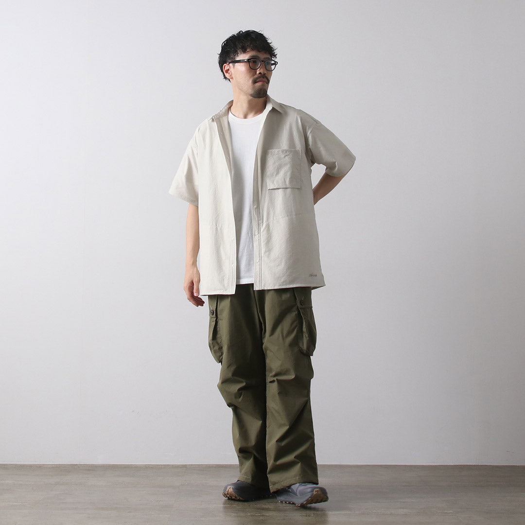 NANGA / Dot Air Comfy Short Sleeve Shirt