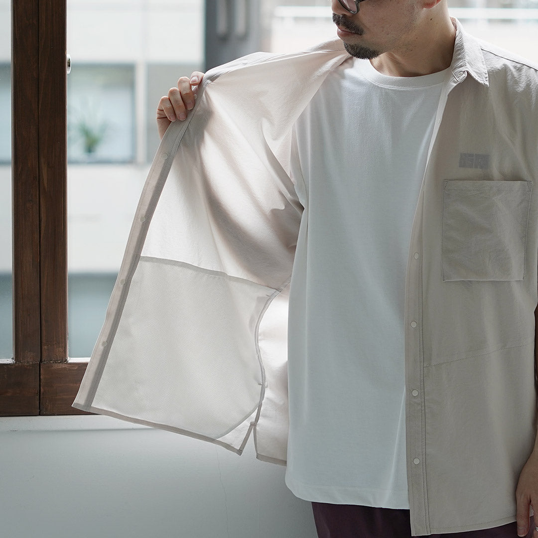 NANGA / Dot Air Comfy Short Sleeve Shirt