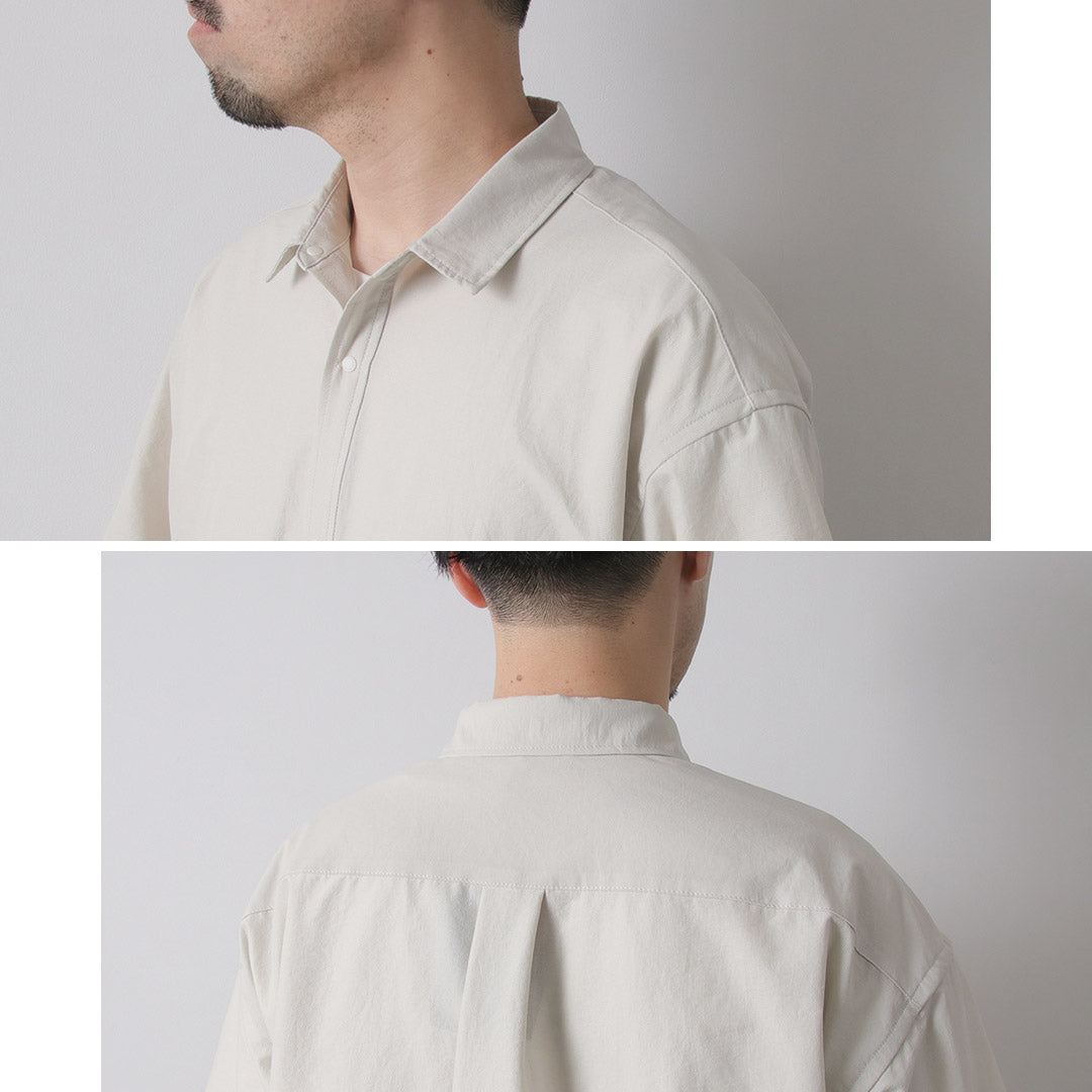 NANGA / Dot Air Comfy Short Sleeve Shirt