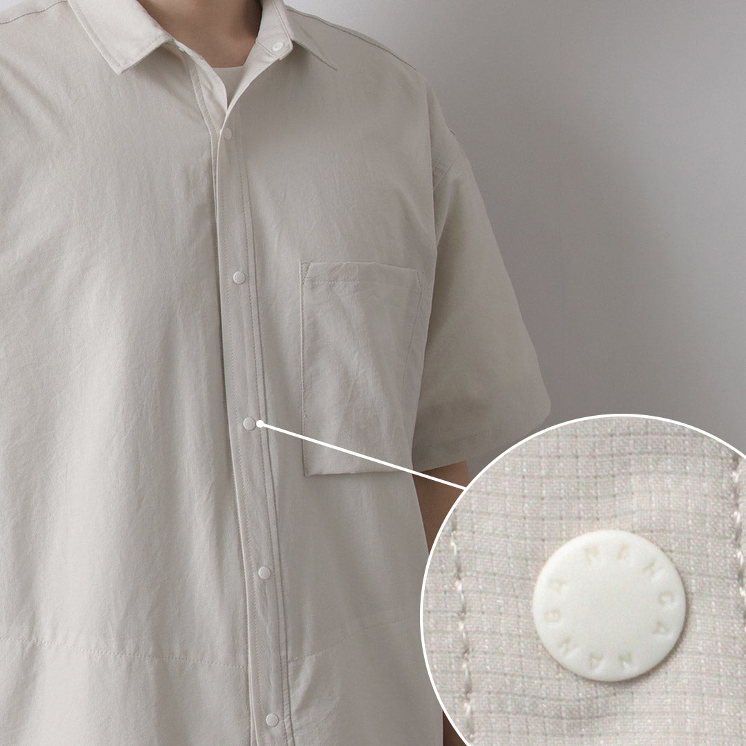 NANGA / Dot Air Comfy Short Sleeve Shirt