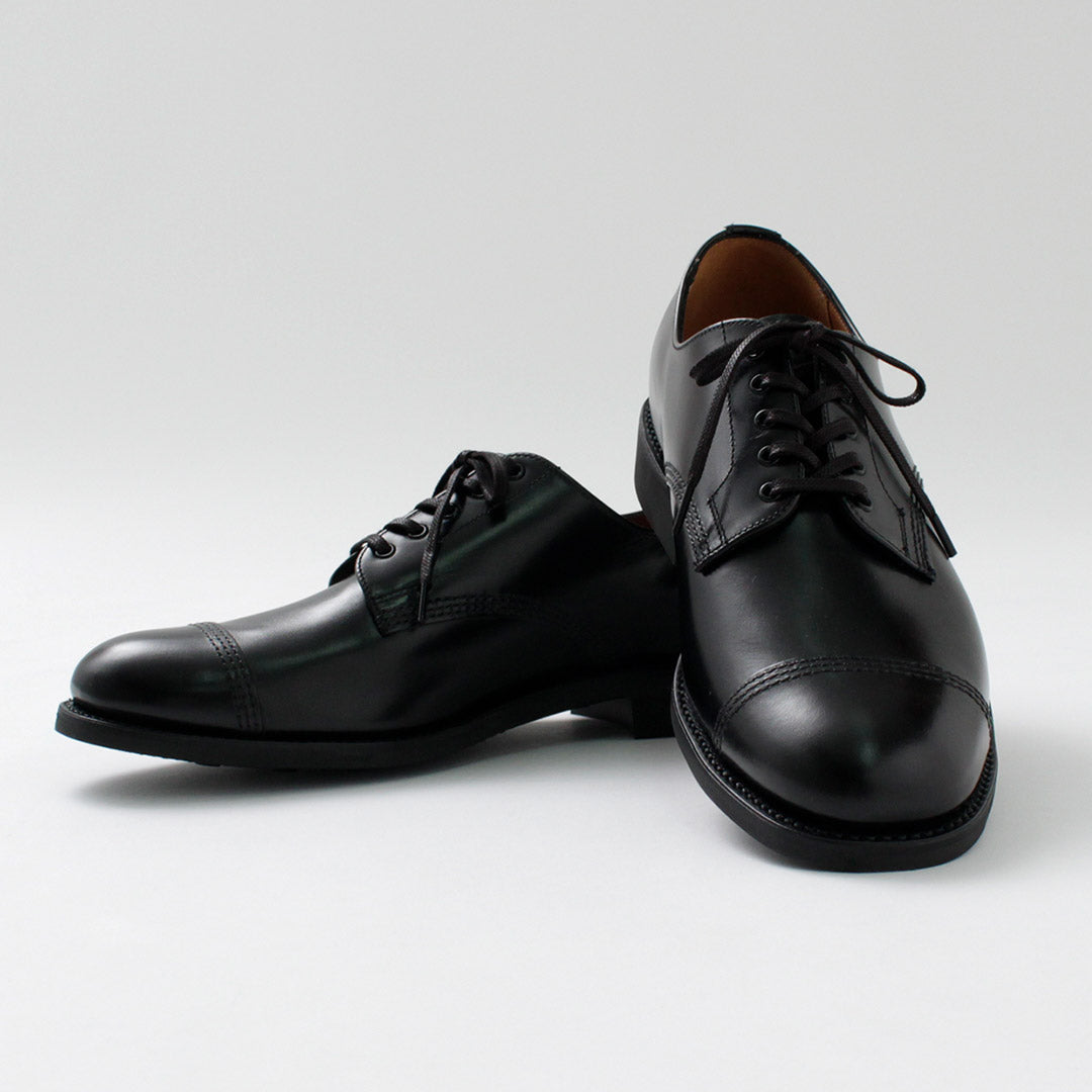 SANDERS / 1128BC Smooth Leather Military Derby Shoes