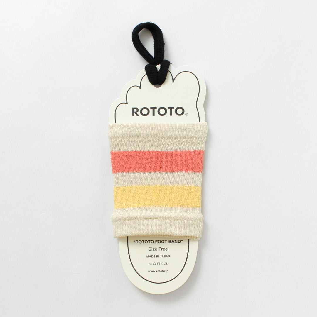 ROTOTO / Retro Stripe Footband