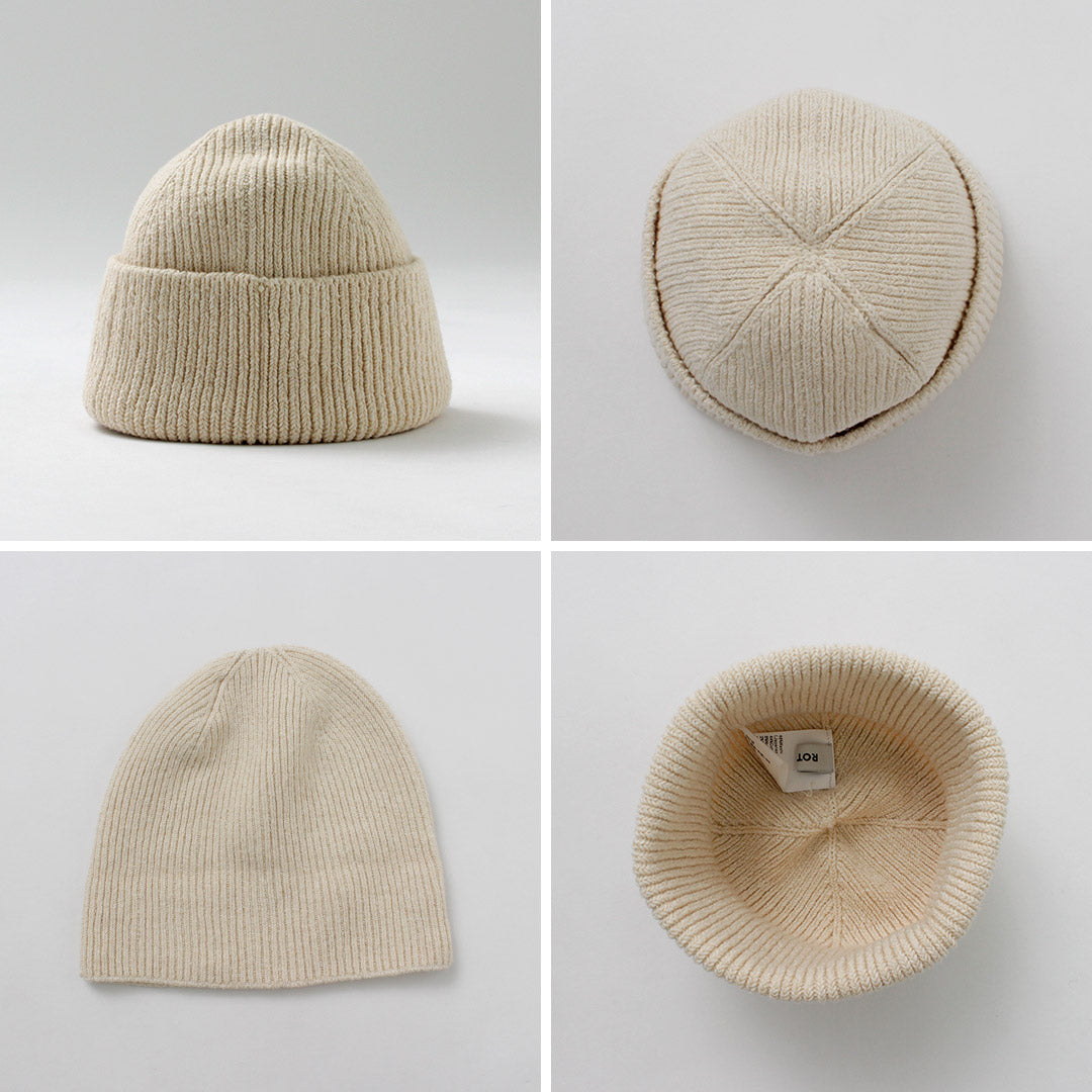 ROTOTO / Japanese Paper and Recycled Cotton Beanie