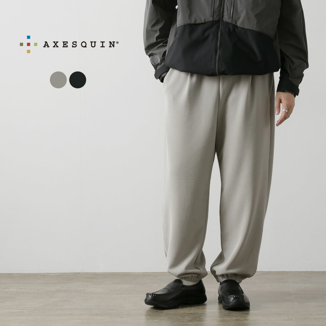 AXESQUIN / Quick Dry Eco Waffle Relaxing Pants