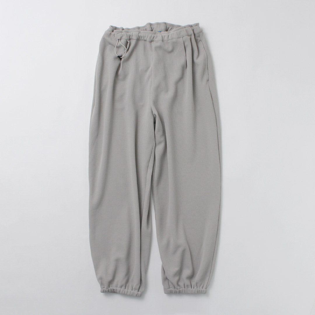 AXESQUIN / Quick Dry Eco Waffle Relaxing Pants