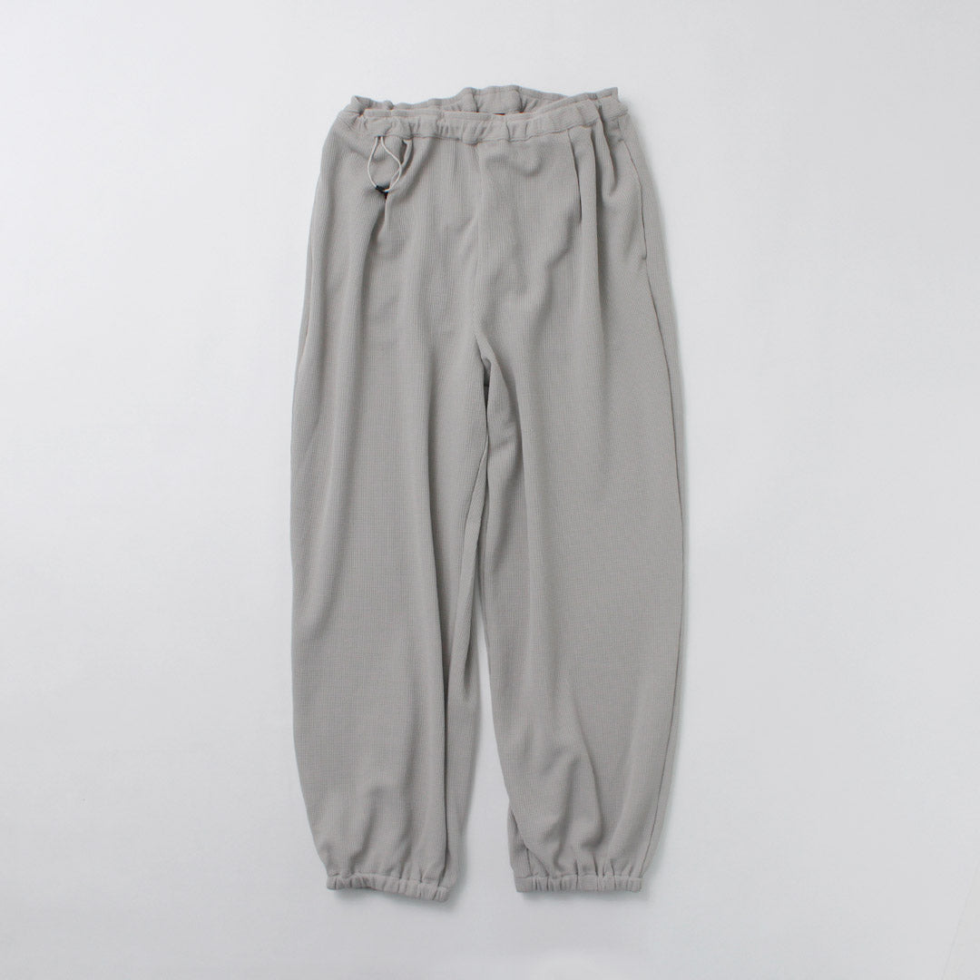 AXESQUIN / Quick Dry Eco Waffle Relaxing Pants