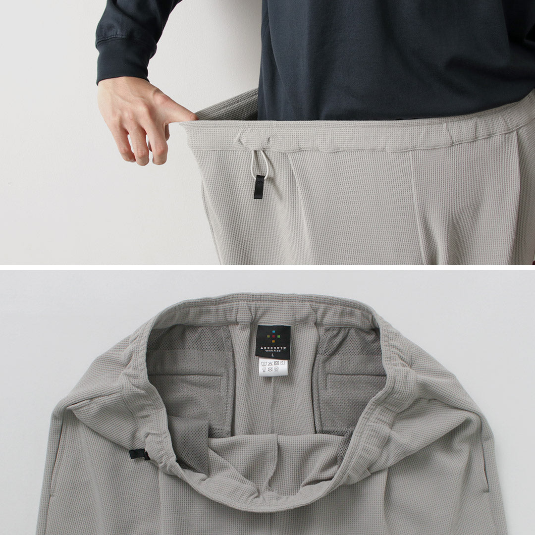 AXESQUIN / Quick Dry Eco Waffle Relaxing Pants