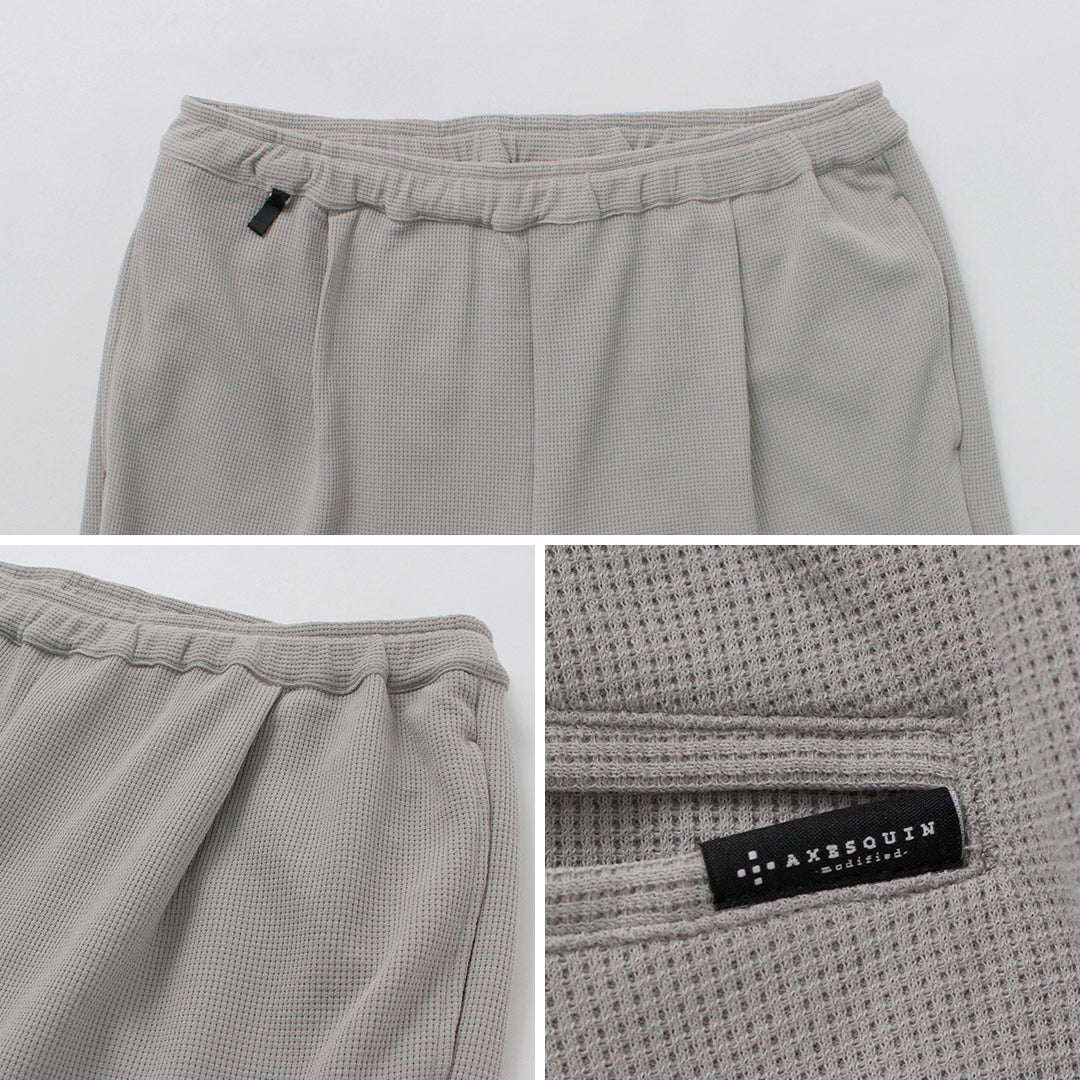 AXESQUIN / Quick Dry Eco Waffle Relaxing Pants