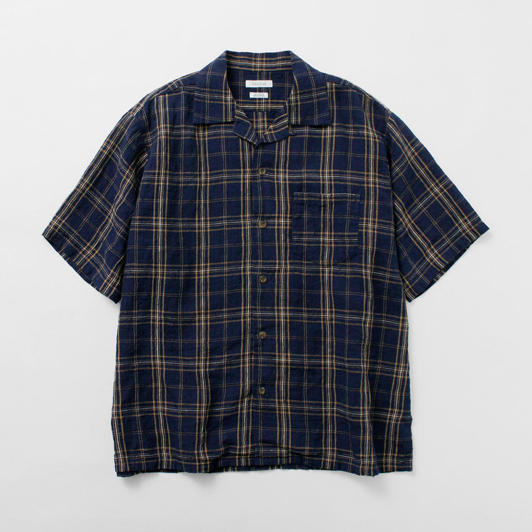 SEUVAS / Open Collar Shirt