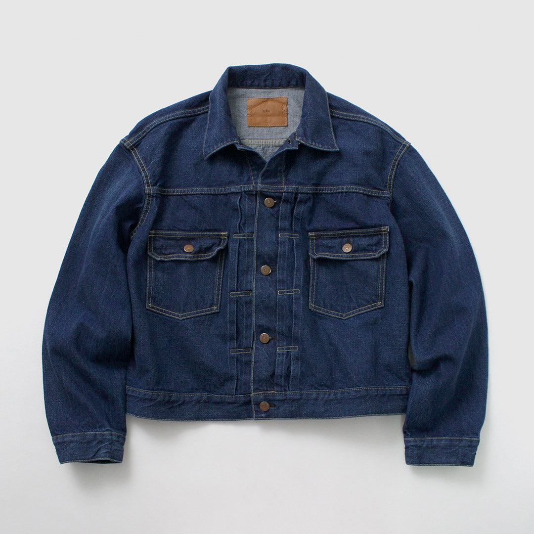 REMI RELIEF / 13oz 1954XX 2nd Type Denim Jacket Used-Finish